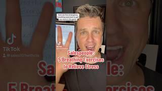 5 Breathing Exercises to Relieve Stress & Gain Focus | new salespeople #sales #stressrelief  #shorts