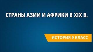 Страны Азии и Африки в XIX в. Традиционные общества, проблемы модернизации и колонизации.