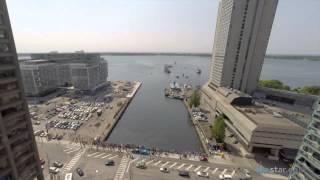 Timelapse of Captain John's ship leaving harbourfront