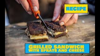 How to Grill a Sandwich with Sprats and Cheese - Easy Outdoors Cooking