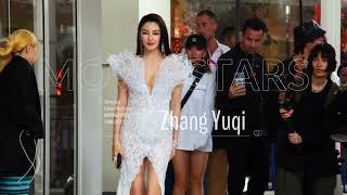 Zhang Yuqi looking lovely before the red carpet in Cannes 2023