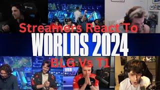 Streamers React to the RISE of T1 at Worlds 2024 Day 9!