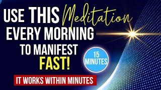 Morning Programming Meditation To Manifest on Autopilot | USE THIS WHILE YOU GET READY