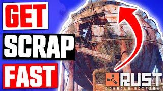 How to get scrap FAST // Rust Console Edition (DOME MONUMENT GUIDE)