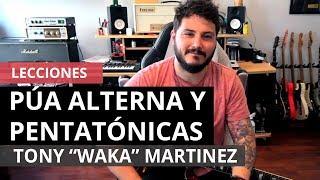 Cómo mejorar tu púa alterna en escalas pentatónicas, con Tony Martinez