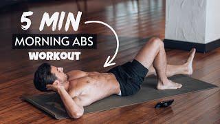 5 MIN MORNING ABS ROUTINE | Rowan Row