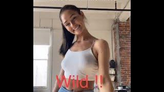 Hot Braless Bouncing Tik Tok !! No Bra Busty Nip Slip !! Subscribe for More !! Part 4!