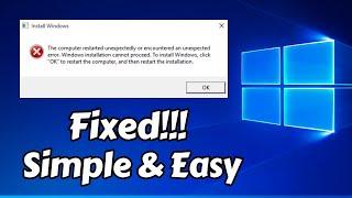 How to Fix the Computer Restarted Unexpectedly or Encountered an Unexpected Error (Quick Tutorial)