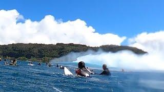 HEAVY PADDLE BATTLE! CARNAGE, CONCUSSIONS, RISING SWELL SESSION AT PIPELINE!