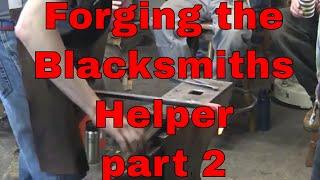 Blacksmiths helper adjustable work stand with Stuart Shirley - part 2