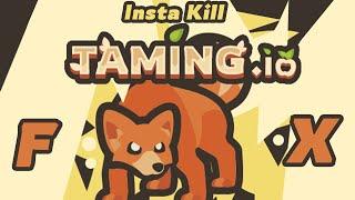 Taming.io Triple Electric Fox Insta Kill X Raid Big Gold Base