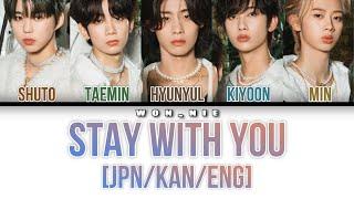 Stay With You By Hi-Fi Un!corn (Colour Coded Lyrics) [JPN/KAN/ENG]