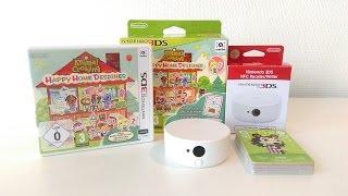 Animal Crossing Happy Home Designer + NFC Reader/Writer + amiibo cards - European Unboxing