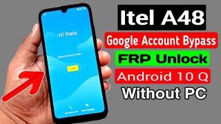 Itel A48 (L6006L) Google Account/FRP Bypass |ANDROID 10 Q (Without PC)