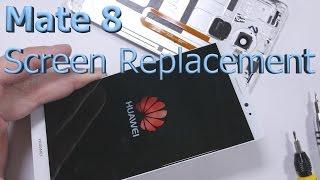 Ascend Mate 8 Screen Replacement - Charging Port Fix - Battery Swap - Teardown