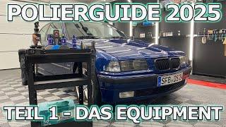 Der große Polierguide 2025 Teil 1 Das richtige Equipment - Poliermaschine, Pads, Politur und Zubehör