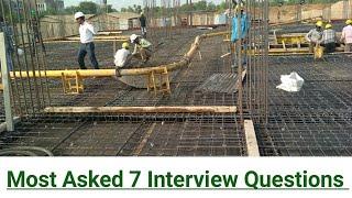 Top 7 Interview Question for Site Engineers | Fresher Civil Engineers