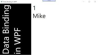 WPF  DataBinding,