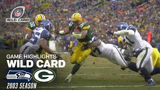 Seahawks vs Packers FULL NFC Wild Card Game! | 2003 NFL Season