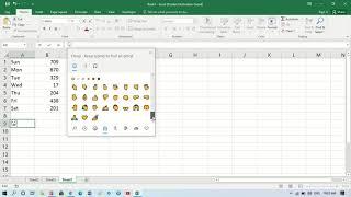 How to Insert Emoji with Shortcut in Excel