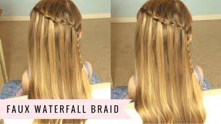 Faux Waterfall Braid by SweetHearts Hair