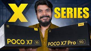 POCO X7 Series Unboxing & Initial Impressions || POCO X7 Pro & POCO X7 || in Telugu