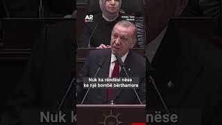 Erdogan-Izraelit: Po të vjen vdekja, edhe nëse ke bombë atomike  #a2cnn #erdoğan #israel #gaza