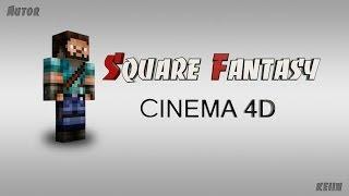 Cinema 4d - Создание персонажа из игры Minecraft