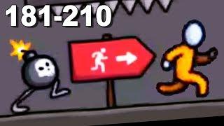 One Level 3 Stickman Jailbreak (by RTU Studio) Gameplay Walkthrough 181-210 Levels (Android)