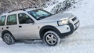 Land Rover Freelander, snow test!