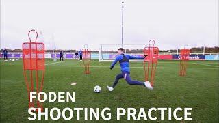 イングランド代表 フォーデン シュート練習 Vol.1 - England Foden Shooting Practice