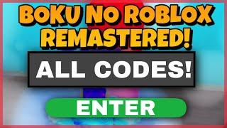 ALL 5 *NEW* BOKU NO ROBLOX REMASTERED CODES APRIL 2020!