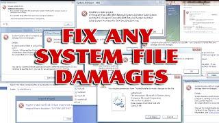 How to repair a corrupt system files without any software download [ Easy windows Tips ]