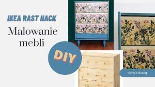 Malowanie mebli farbami kredowymi – trend botaniczny - DIY: Dom z duszą