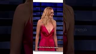 Sophie Turner | Cracks Everyone Up on Live TV #shorts #ytshorts