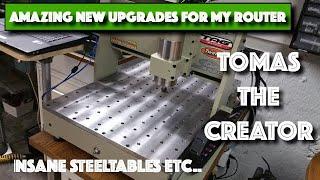 6040 CNC Router Best Upgrade: Make A Steeltable. DIY