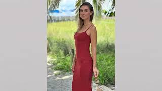 ZBM Women's Lounge Dress Sexy Spaghetti Strap Ribbed Bodycon Maxi Dress for Women