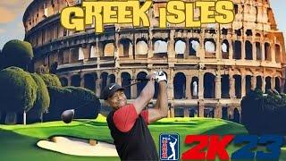 Greek Isles | Tiger Woods Fantasy Course | PGA Tour 2K23