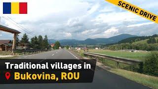  Romania • Traditional villages in Bukovina 【1080p HD】Driving in Bucovina / Bukovina / Bukovyna