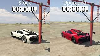 Benefactor Krieger Speed Test Comparison. Stock vs Max Upgrades!