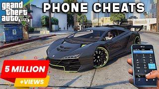 GTA 5 - PHONE CHEATS ( PS4, PS5, XboxOne & PC )