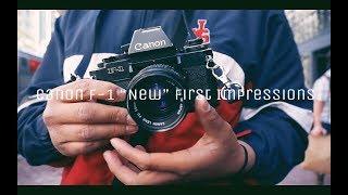 Canon F-1" New" First Impressions (SF Street Photography)