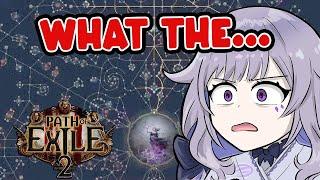 Biboo's reaction when she saw the Path of Exile 2 skill tree for the first time