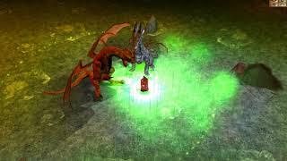 Neverwinter Nights 1 - Sorcerer lv 14 VS two dragons