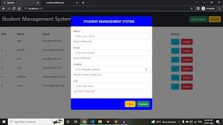 Angular crud operation using JSON server | student management system using angular part 1 |