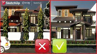 10 Common Mistakes Of Vray For Sketchup
