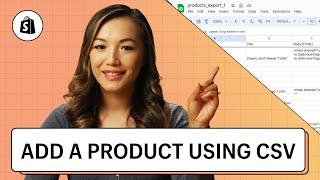 How to Add Products using a CSV file || Shopify Help Center