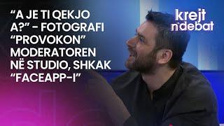 “A je ti qekjo a?” - fotografi “provokon” moderatoren në studio, shkak “FaceApp-i”