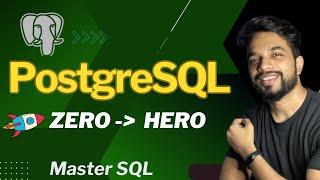 Master POSTGRESQL in ONE VIDEO: Beginner to Advanced Course For Beginners in Hindi | MPrashant