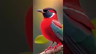 Most Beautiful Red Birds in the World #ai #beautifulanimals #nature #wildlife